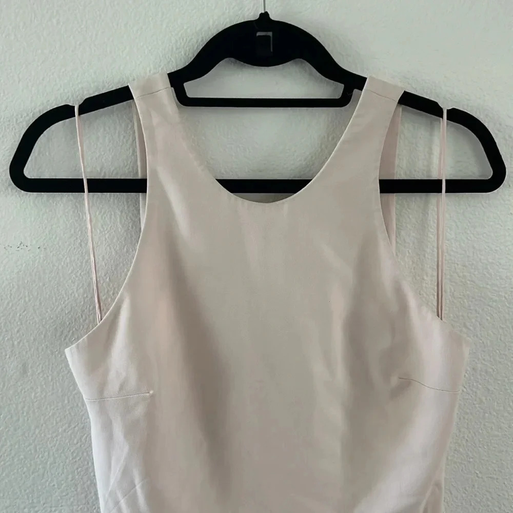 Elizabeth and James Blush tie back mini dress - Picture 6 of 11